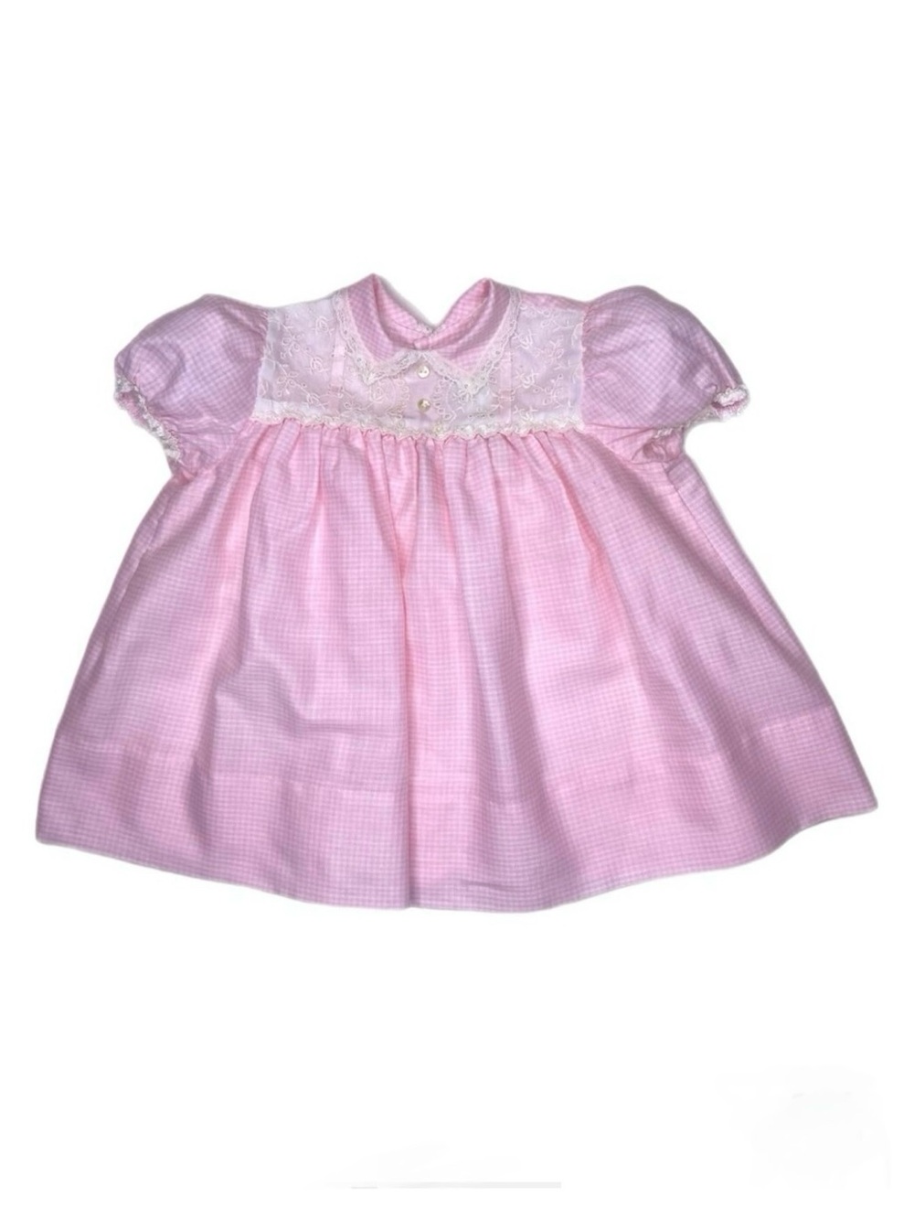 Ruth of Carolina Baby Girl Short Sleeve Pink Dress 18 Months